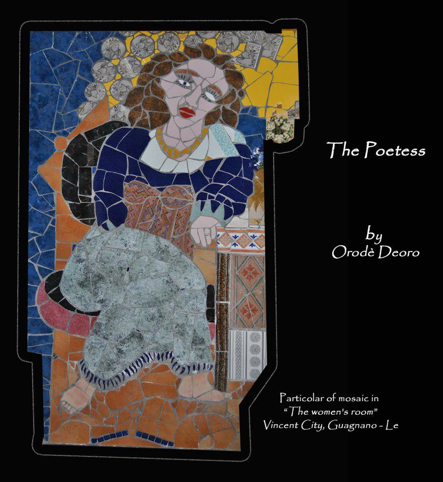 La Poetessa. Mosaico di Orodè Deoro