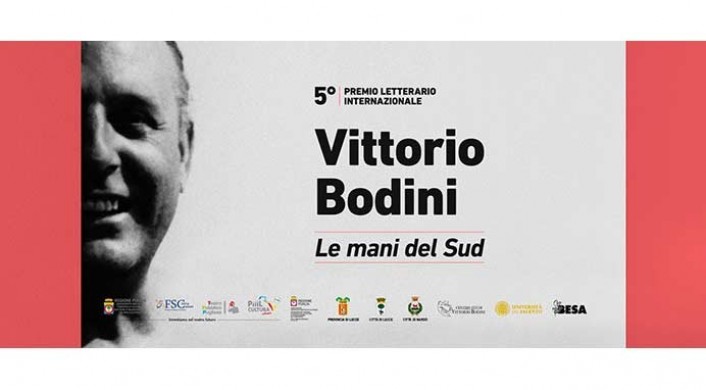 Alcune mie opere nell’allestimento per il Premio Bodini 2018. Teatro Apollo, Lecce