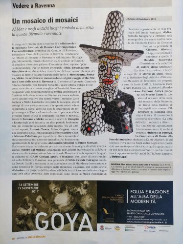 7 Il giornale dell'arte. Allegato Vedere. Ottobre 2017. Pag 20